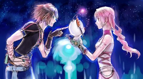 Final Fantasy Xiii 2 Noel Kreiss Serah Farron And Mog