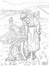 Boaz Rut Kleurplaten Boas Ausmalbild Rute Bíblicos Colorat sketch template
