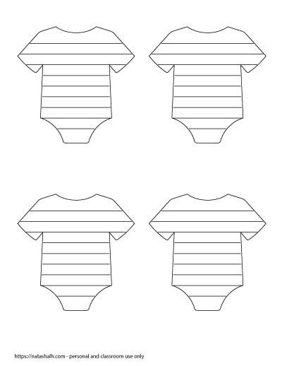 onesie template  hq printable documents
