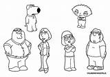 Guy Family Coloring Pages Griffin Peter Stewie Printable Meg Colouring Adults Kids Comments Print Library Clipart Bestcoloringpagesforkids Coloringhome sketch template