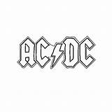 Coloring Acdc Dc Pages Logo Ac Shoes Clipart Library Finest Selection Web Popular sketch template