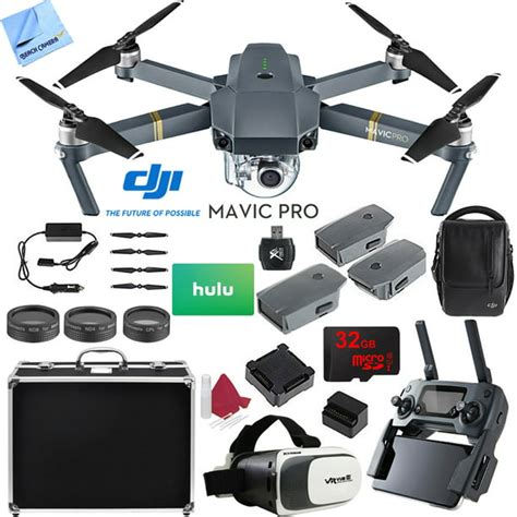 dji mavic pro  camera quadcopter drone  extra batteries super pack walmartcom walmartcom
