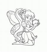 Fairy Coloring Pages Tooth Printable Popular sketch template