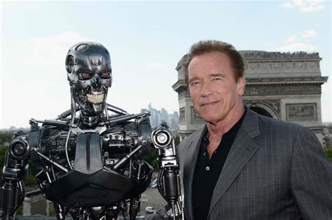 Arnold Schwarzenegger Is Both Protector And Terminator In
