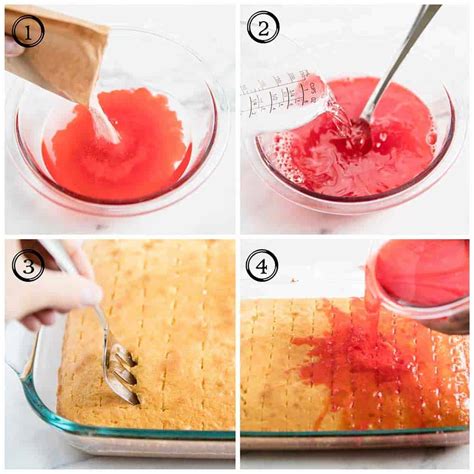 easy jello poke cake  ingredients  heart naptime