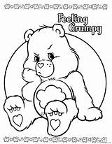 Coloring Care Pages Bears Grumpy Bear Coloring4free Sheets Printable Book Print Cute Kids Cartoon Template Girls Adults Adult Colouring Colorear sketch template