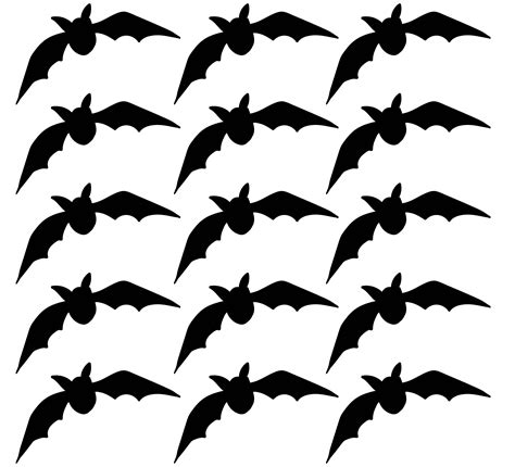 halloween bat stencil cutouts printable     printablee