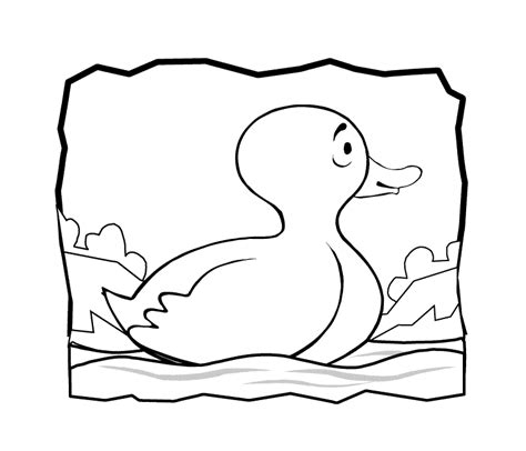 duck coloring pages  coloring pages  kids animal coloring