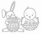 Easter Coloring Pages Bunny Easy Printable Kids Color Print Getcolorings sketch template