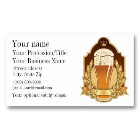 beer design business card zazzlecom beer design business card
