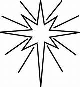 Star Bethlehem Silhouette Getdrawings sketch template