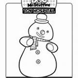 Mcstuffins Dots Snowman sketch template