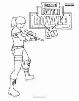Battle Royale Fortnite Coloring Fun sketch template