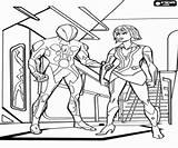 Coloring Rinzler Tron Legacy Pages Quorra Prisoner sketch template