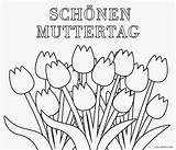 Muttertag Cool2bkids Oma Grandma Bouquet Tulips Colouring sketch template