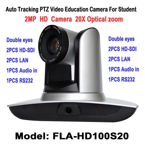 megapixel p auto tracking ptz video audio education camera   hd sdi lan rs
