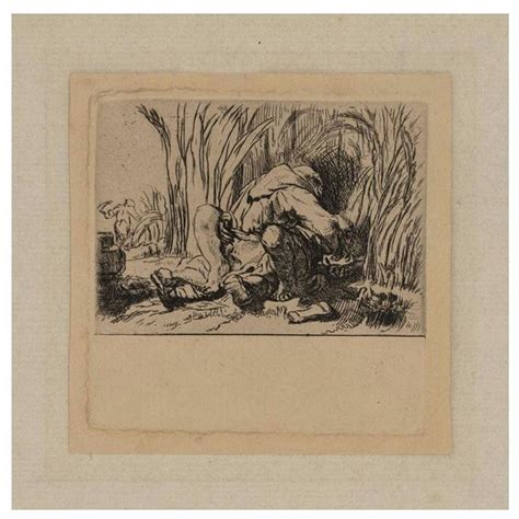 Rembrandt Van Rijn The Monk In The Cornfield Circa 1646 Mutualart