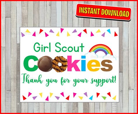 girl scout cookie   card blank note cards etsy