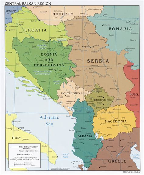 western balkans political map  foreign policy research institute