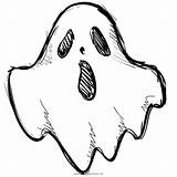 Fantasma Colorear Scary Haunted Haunt Ultracoloringpages sketch template