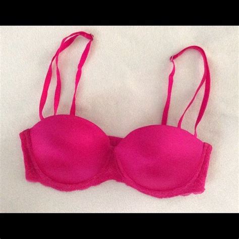 Victoria Secret Hot Pink Multi Way Push Up Bra 36c