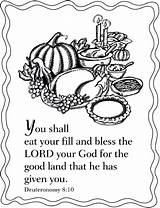 Thanksgiving Coloring Pages Kids Christian Printable Religious Scripture Printables Scriptures Bible Sheets Adult Color God Sunday School Lord Crafts Fall sketch template