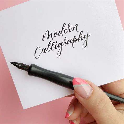 modern calligraphy brooklyn craft company