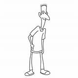 Arnold Stinky Peterson sketch template