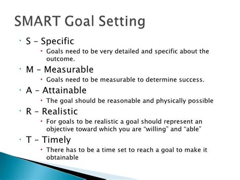 smart fitness goals examples fitness gym