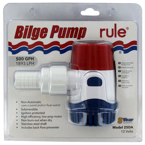 rule bilge pump  auto  gph seattle marine