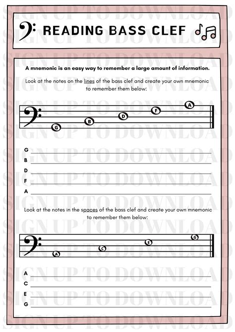 bass clef acronyms  easy   understanding bass clef