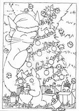 Totoro Colouring 컬러링 Lineart Colorear Navidad Voisin Ghibli 색칠 공부 Letscolorit Smiles Miyazaki Ouvrir sketch template