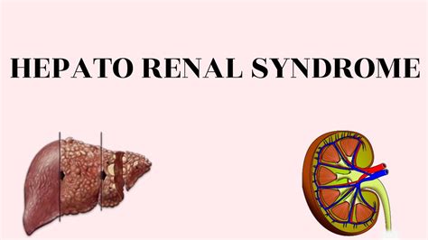 Hepato Renal Syndrome Emergency Room Management Youtube