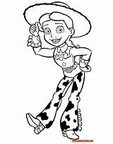 Jessie Colorir Imprimir Coloriage Getdrawings Chelsey Cowboy Bullseye Disneyclips Buzz Moana Cowgirl Rex Imprima sketch template