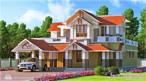 kerala style dream home design   sqfeet kerala home design  floor plans  dream