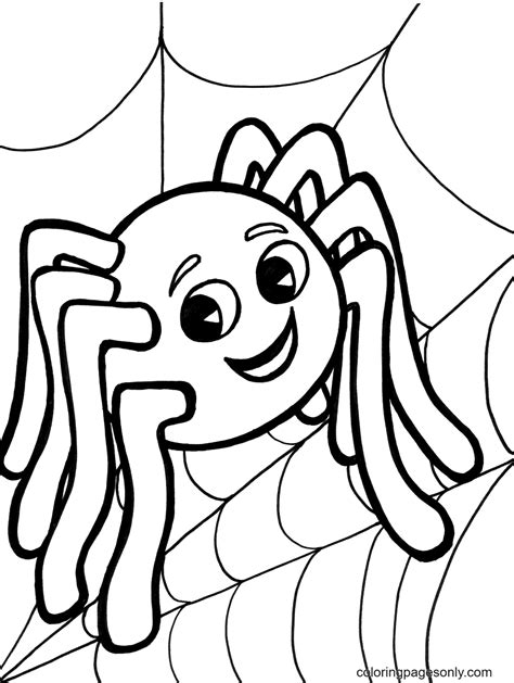 halloween spider coloring pages halloween spider coloring pages