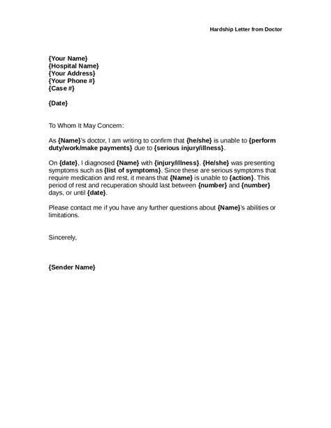 2022 Hardship Letter Fillable Printable Pdf Forms Handypdf Images
