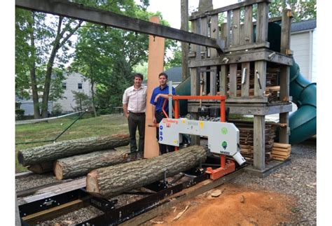 brothers satisfy woodworking passion  portable sawmill