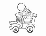 Truck Ice Cream Coloring Food Mail Drawing Color Colorear Pages Cart Printable Coloringcrew Trucks Book Getcolorings Getdrawings Paintingvalley Template sketch template