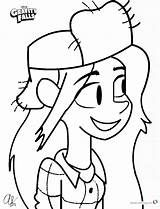 Gravity Falls Wendy Coloring Pages Cute Bill Printable Print Color Template Bettercoloring sketch template