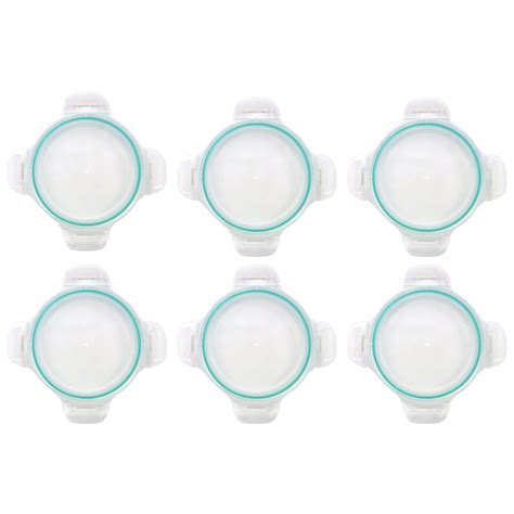 snapware replacement lid total solutions  cup  plastic cover  aqua gasket  pack