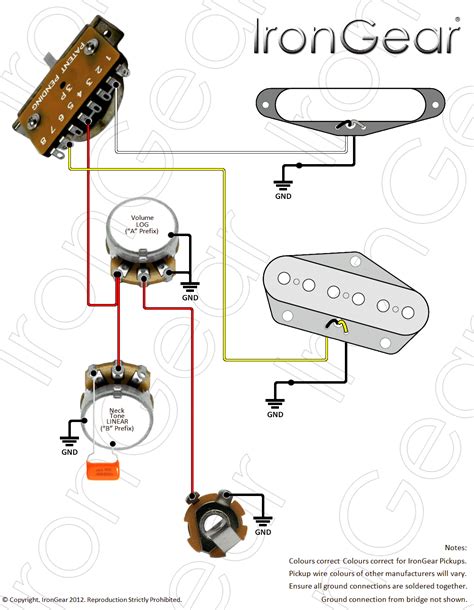 fender telecaster wiring diagrams
