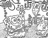 Spongebob Coloring Pages Squarepants Printable Color Getcolorings Print Hard sketch template