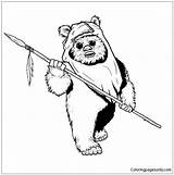 Wars Star Pages Coloring Ewok Online Han Color Solo Coloringpagesonly sketch template