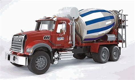 bruder mack cement truck    bruder colors  vary item