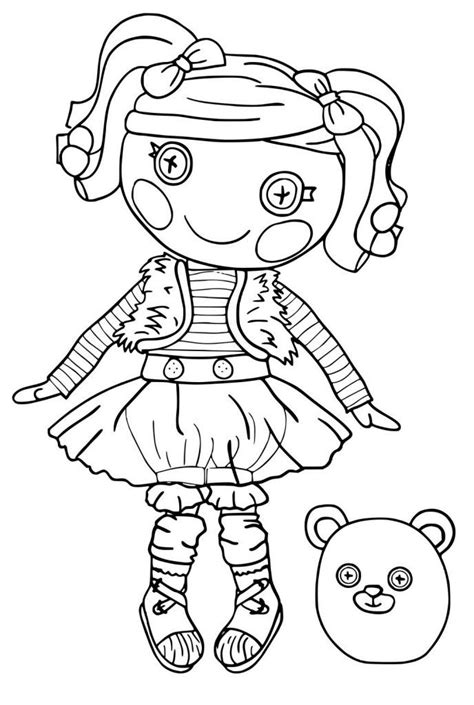 lalaloopsy coloring pages  coloring pages  kids mermaid
