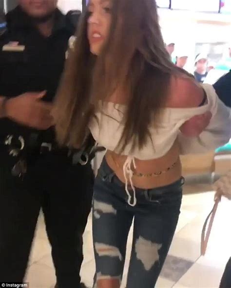 woah vicky arrested in mall brawl daily mail online