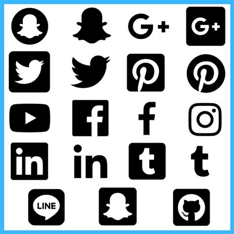 Social Media Icons Svg Free Download Lodk