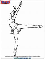 Coloring Pages Printable Jazz Ballerina Dance Ballet Silhouette Popular Getdrawings Library Clipart sketch template