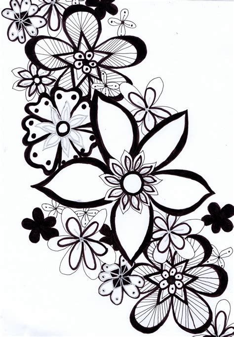 doodling pastelgirl doodle drawings flower doodles flower drawing